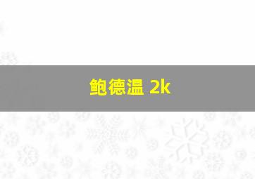 鲍德温 2k